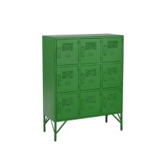 METAL CUPBOARD GREEN SITER 9 DOORS 